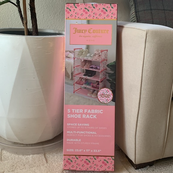 💖💗Juicy Couture Pink Cherry Shoe Rack - Picture 2 of 5